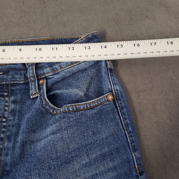 Gap Jeans Womens Size 27 Cheeky Straight Button Fly Raw Hem - Picture 4 of 12